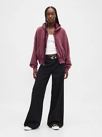 VintageSoft Full-Zip Wedge Hoodie
