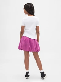 Kids Denim Bubble Skort