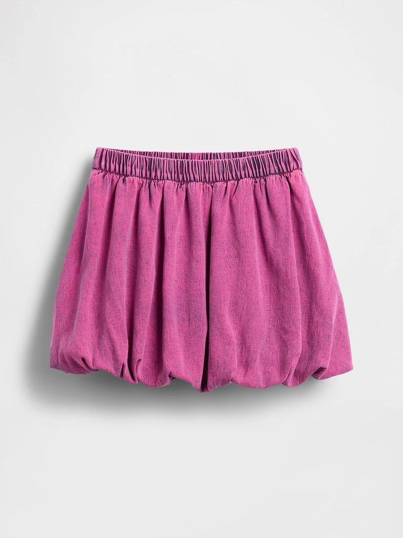 Kids Denim Bubble Skort