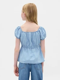 Kids Denim Babydoll Top