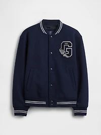 Kids Varsity Logo Bomber Jacket