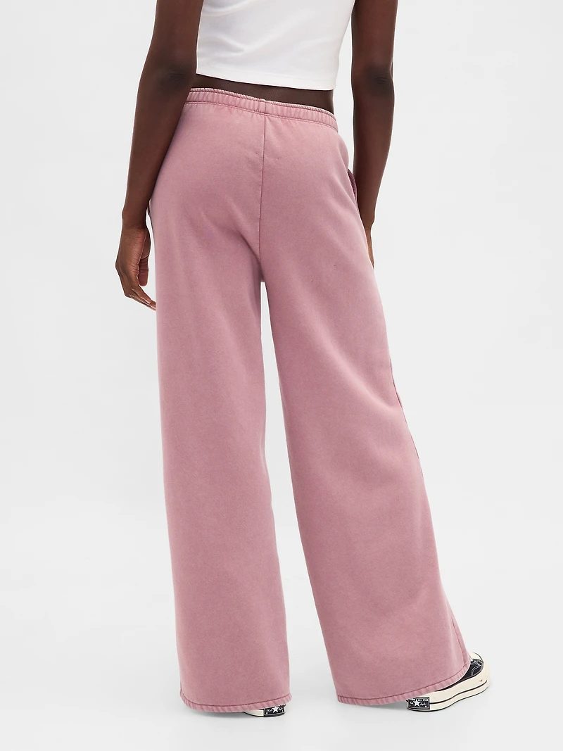 VintageSoft Baggy Wide-Leg Sweatpants