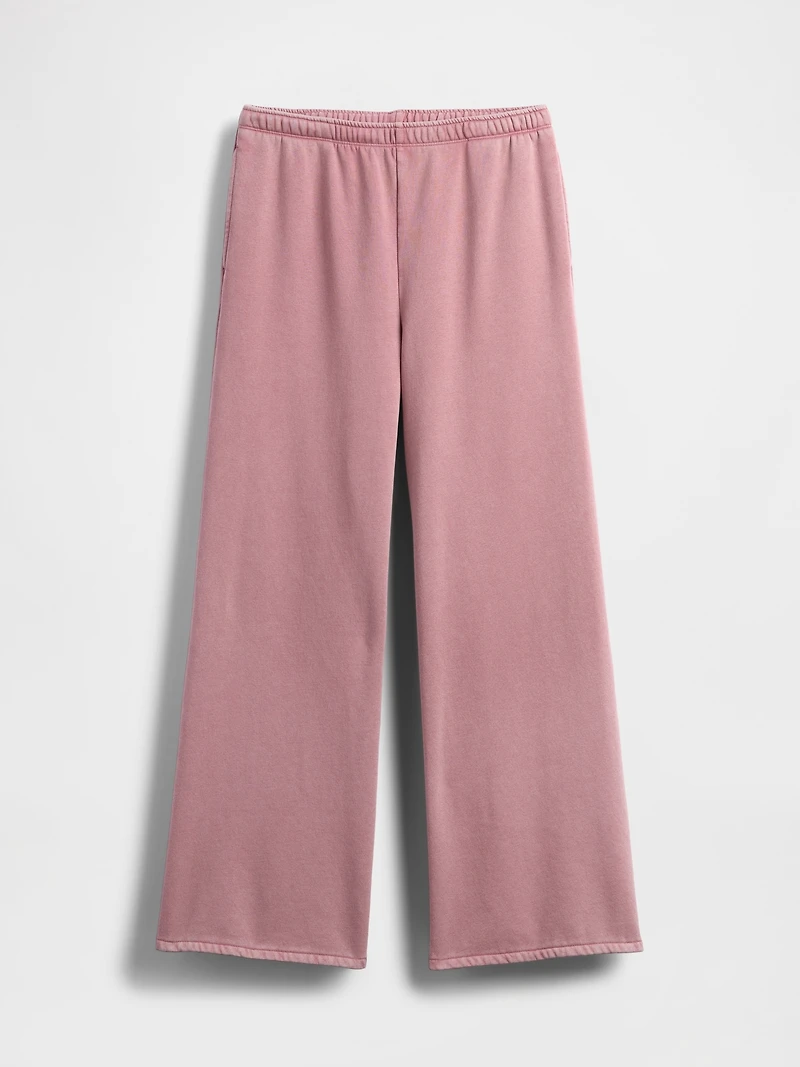 VintageSoft Baggy Wide-Leg Sweatpants