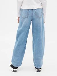 Kids High Rise Easy Barrel Jeans