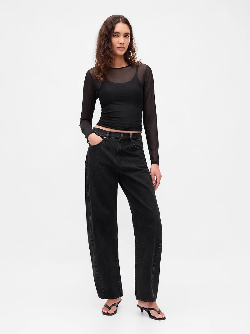 Mesh Crop T-Shirt