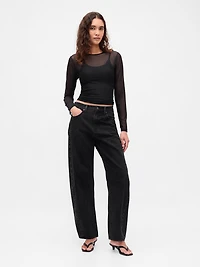 Mesh Crop T-Shirt
