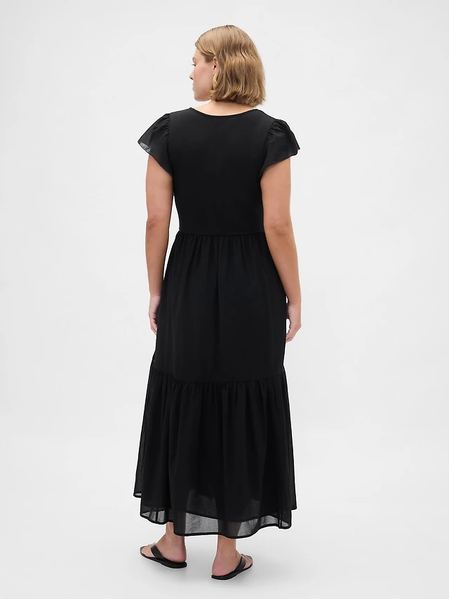 landon organza 3d ruffle maxi dress BHLDN Landon Organza 3D Ruffle Maxi Dress at MarketFair Shoppes in  Princeton, NJ
