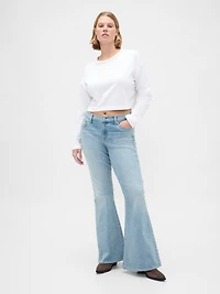 Low Rise Flare Jeans