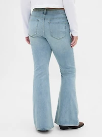 Low Rise Flare Jeans
