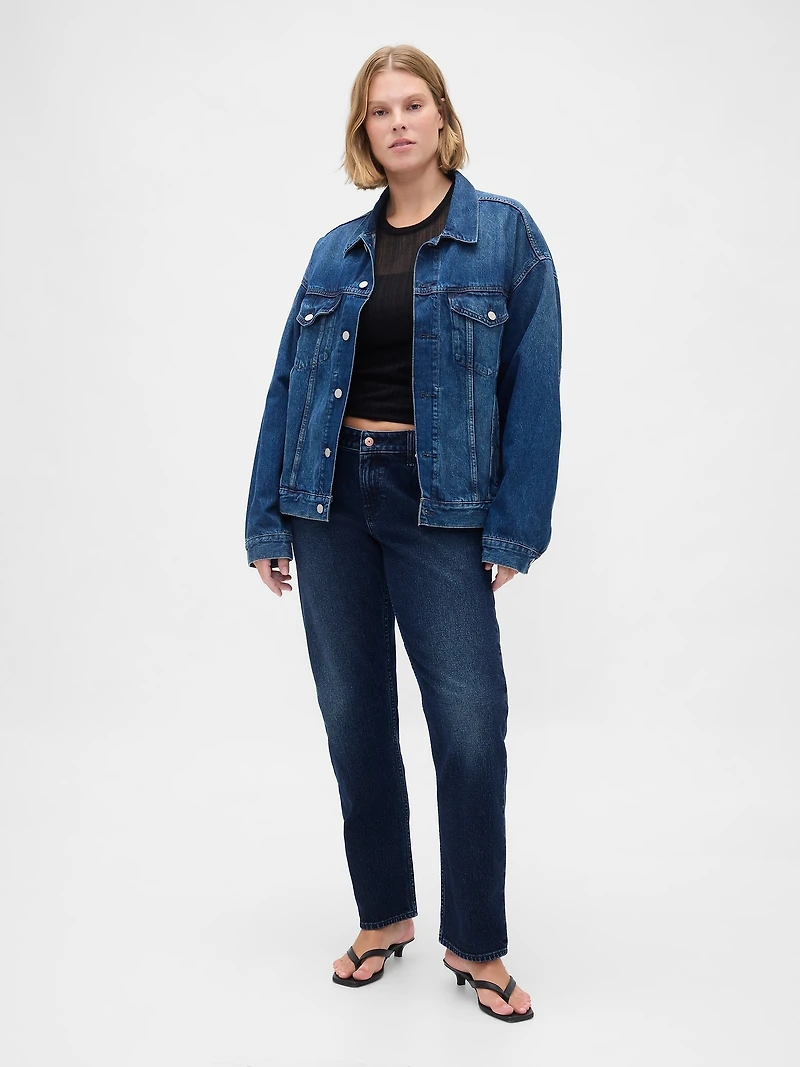 Curvy Low Rise '90s Straight Jeans