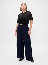 Curvy 365 High Rise Pleated Trousers