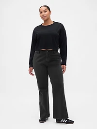 Low Rise Flare Khakis