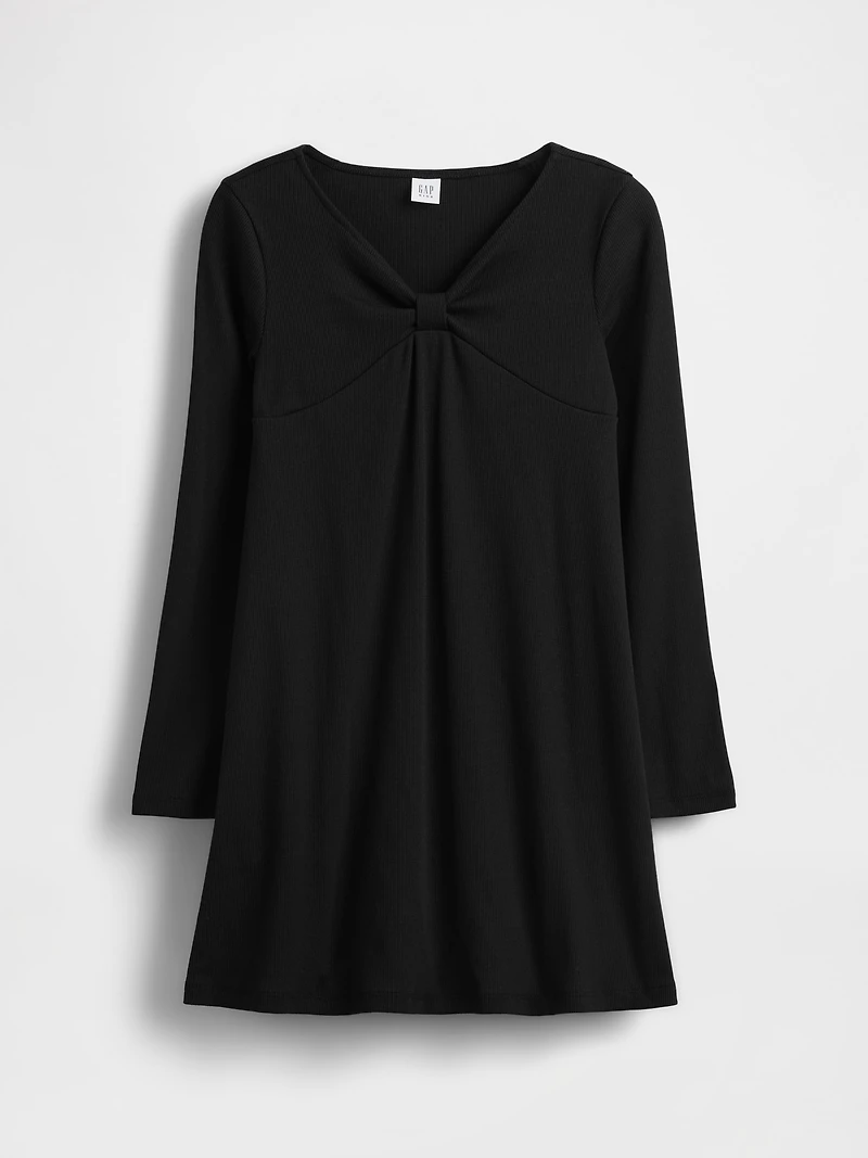 Kids Rib Bow Dress