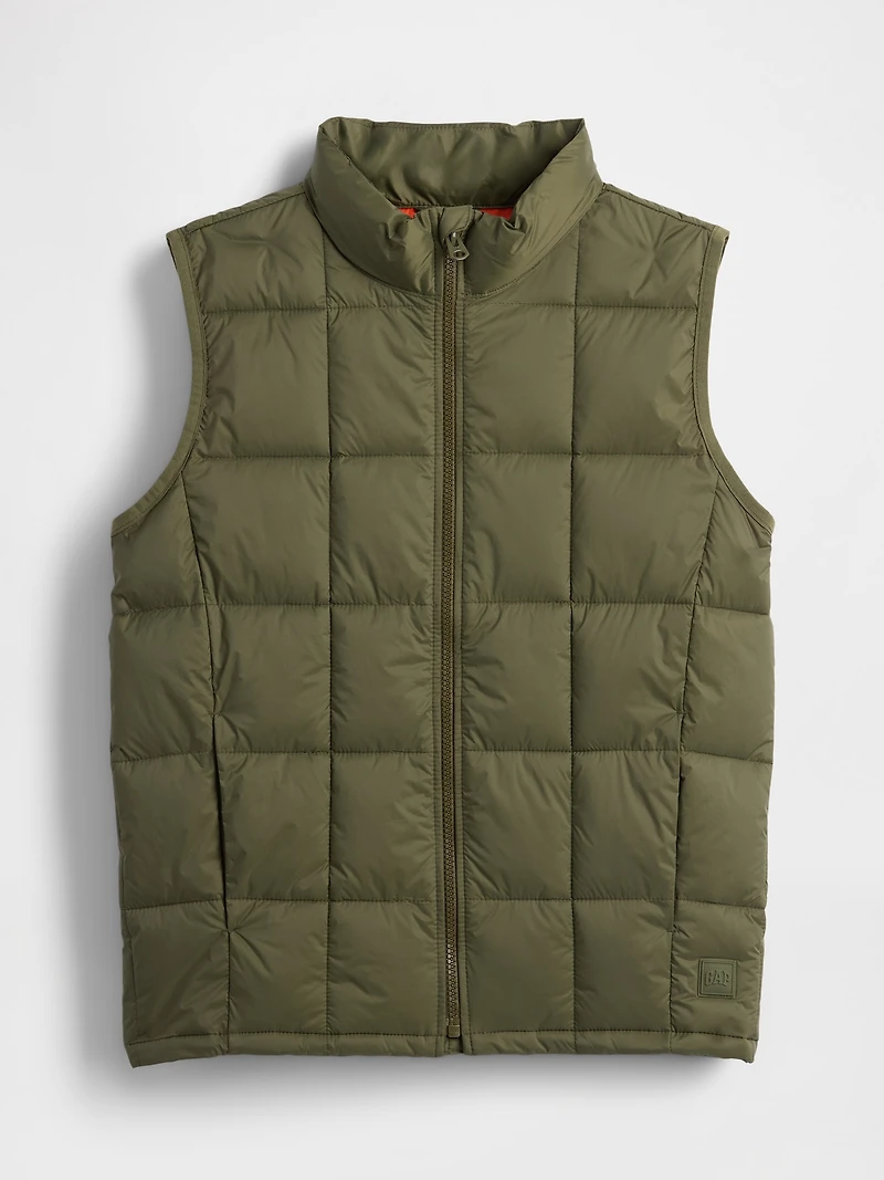 Kids Recycled Lightweight Puffer Vest