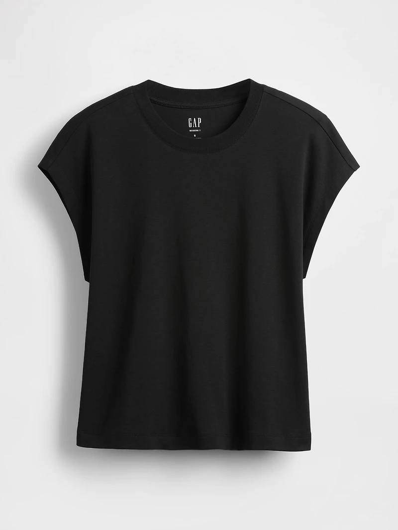 Supima® Cotton Relaxed Crop T-Shirt