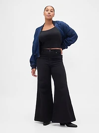 High Rise Relaxed Flare Jeans