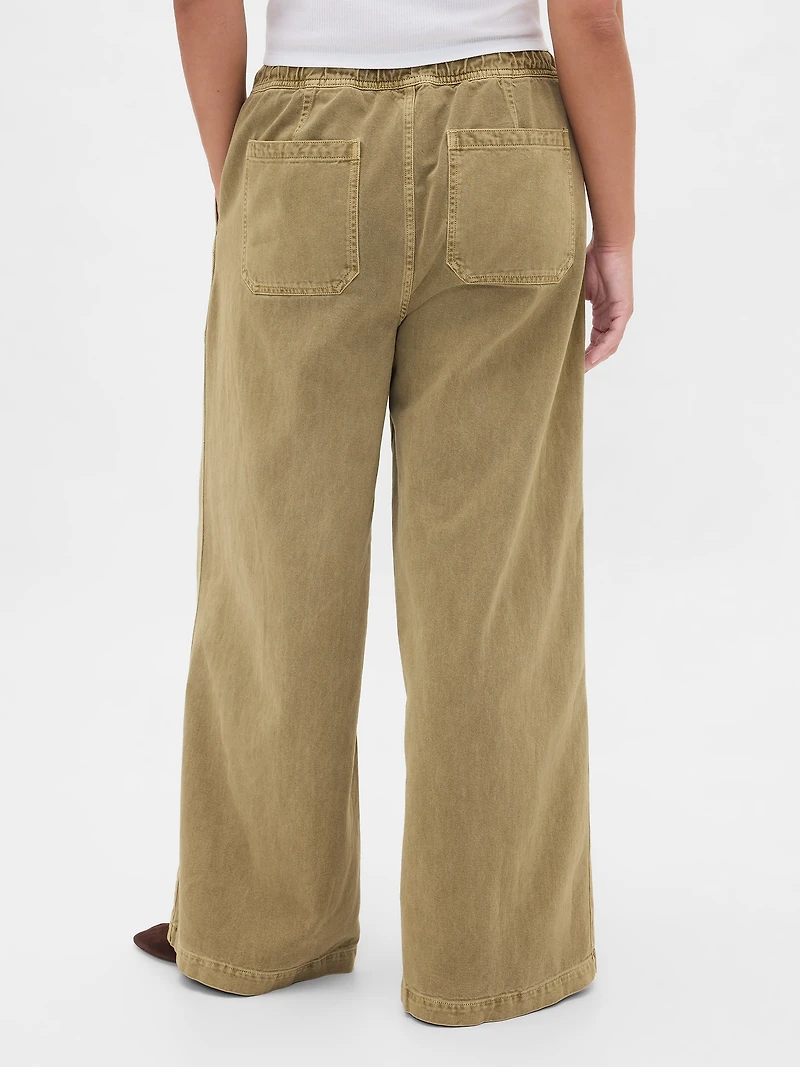 Mid Rise Easy Baggy Pants