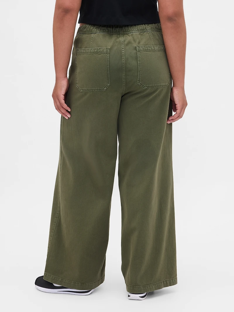 Mid Rise Easy Baggy Pants