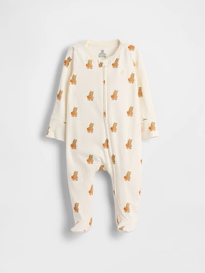 Baby First Favorites Organic Cotton Footed One-Piece