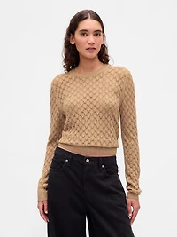 Pointelle Sweater