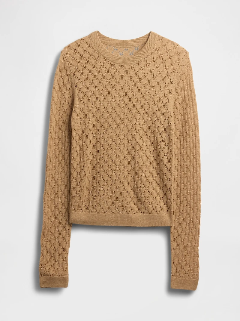 Pointelle Sweater