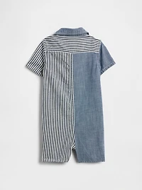 Baby Chambray Stripe One-Piece