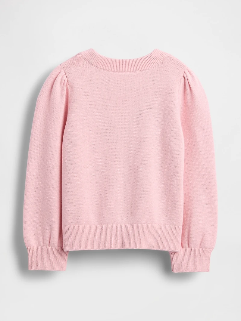 Baby & Toddler Puff-Sleeve Sweater