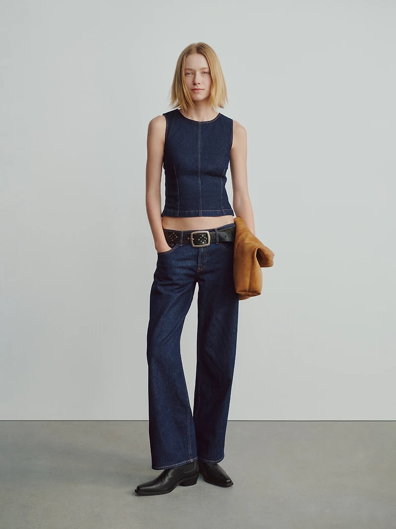 Low Rise '90s Loose Jeans