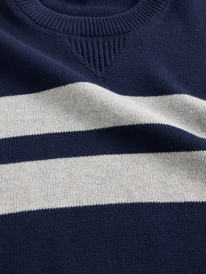 Kids Relaxed Crewneck Sweater