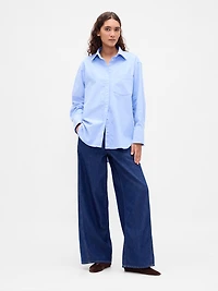 Organic Cotton Oxford Big Shirt