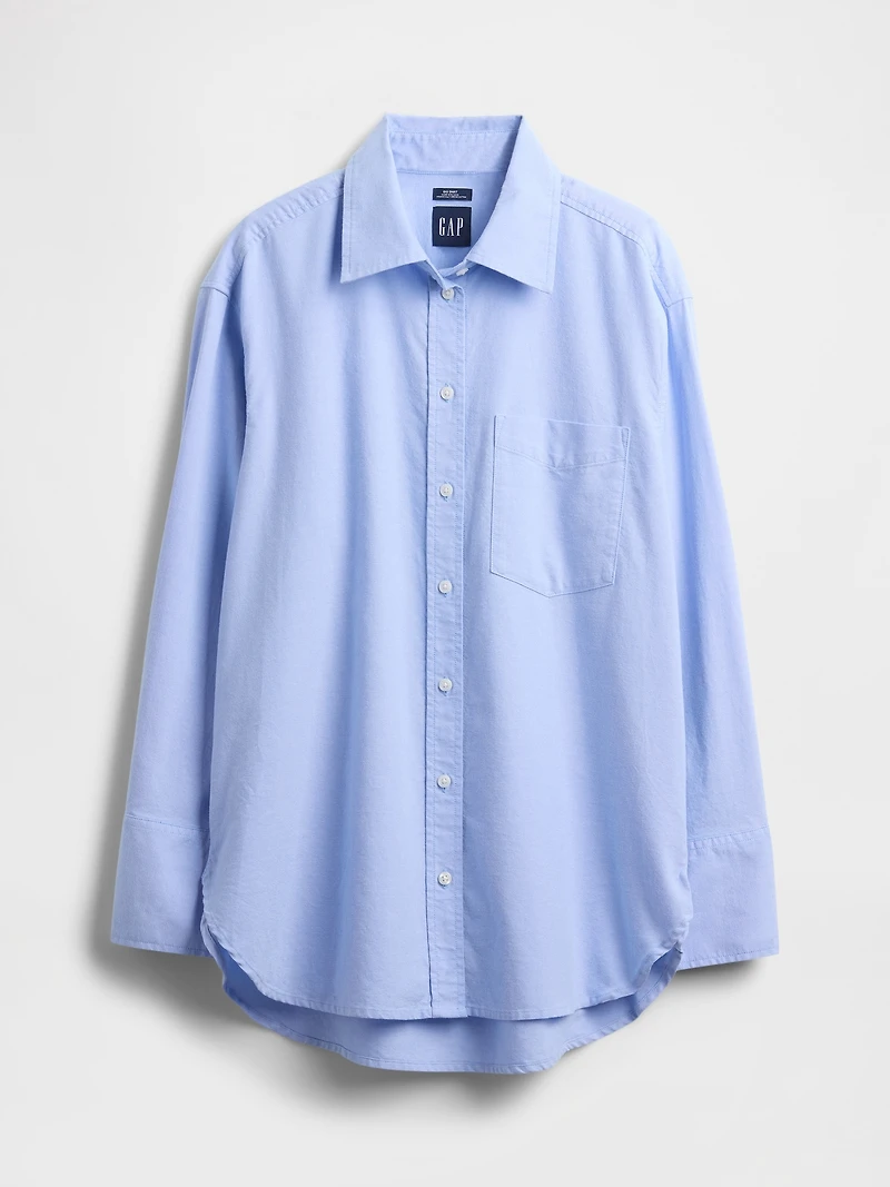 Organic Cotton Oxford Big Shirt