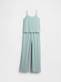 Kids Recycled Pointelle Tank PJ Set