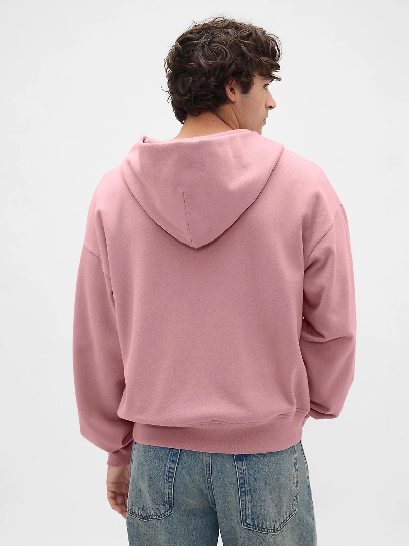 Heavyweight Oversized Zip Hoodie