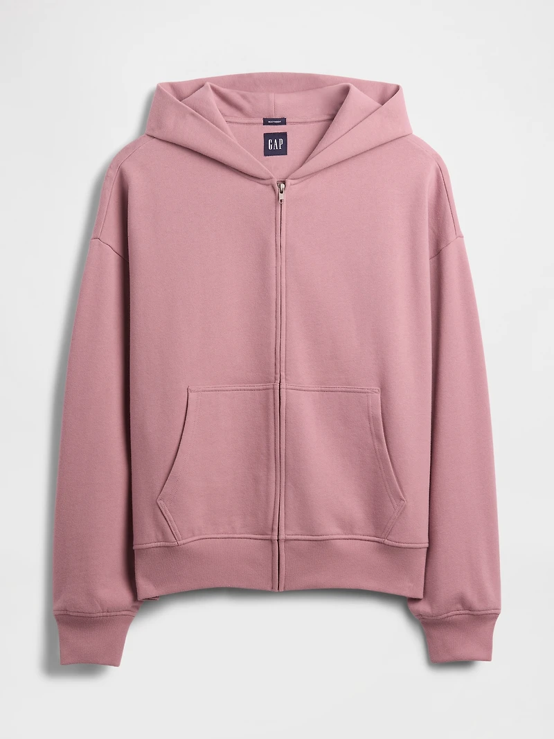 Heavyweight Oversized Zip Hoodie