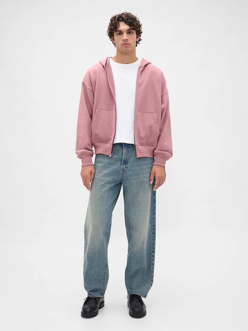 Heavyweight Oversized Zip Hoodie