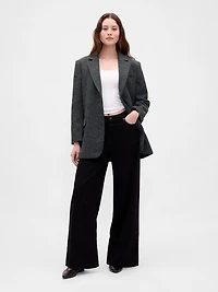 Oversized Wool-Blend Blazer