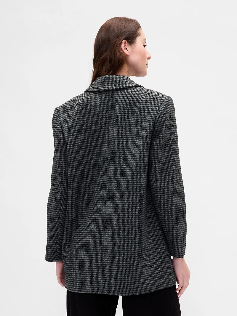 Oversized Wool-Blend Blazer