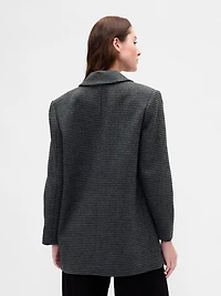 Oversized Wool-Blend Blazer