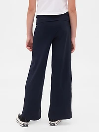 Kids Wide-Leg Foldover Leggings