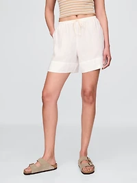 100% Linen Easy Shorts