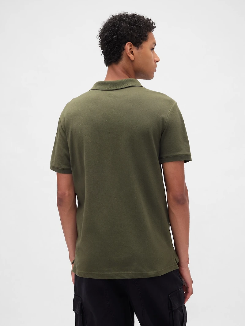 Pique Polo Shirt