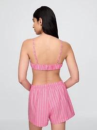Poplin Triangle Bralette