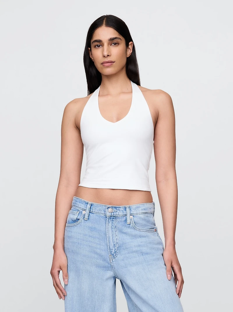 CloseKnit Halter Crop Top