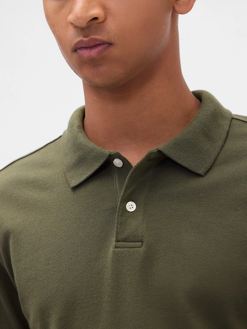 Pique Polo Shirt