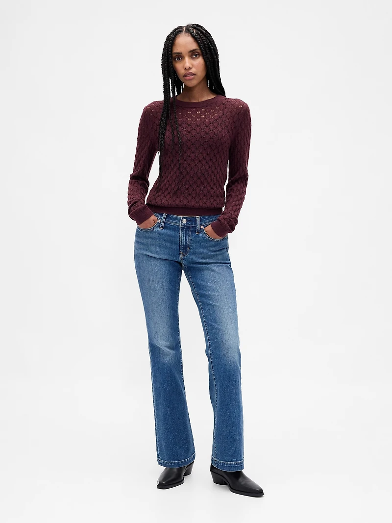 Pointelle Sweater