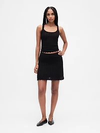 100% Cotton Pointelle Tank Top