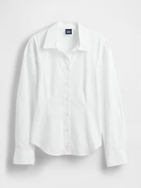 Organic Cotton Poplin Dolman Classic Shirt