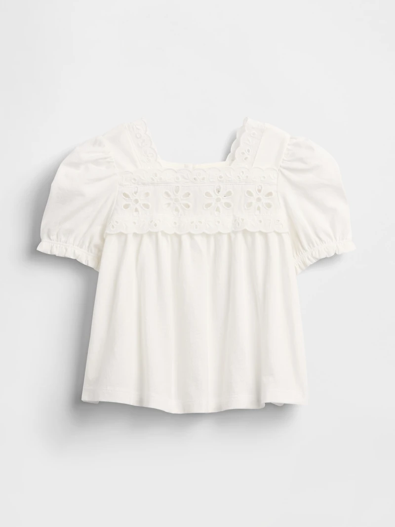 Baby & Toddler Eyelet Top