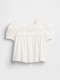 Baby & Toddler Eyelet Top