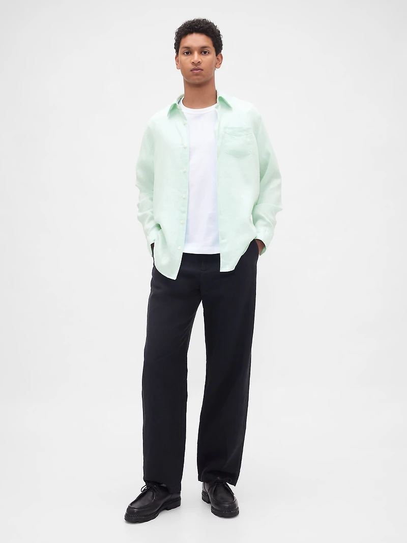 100% Linen Classic Shirt
